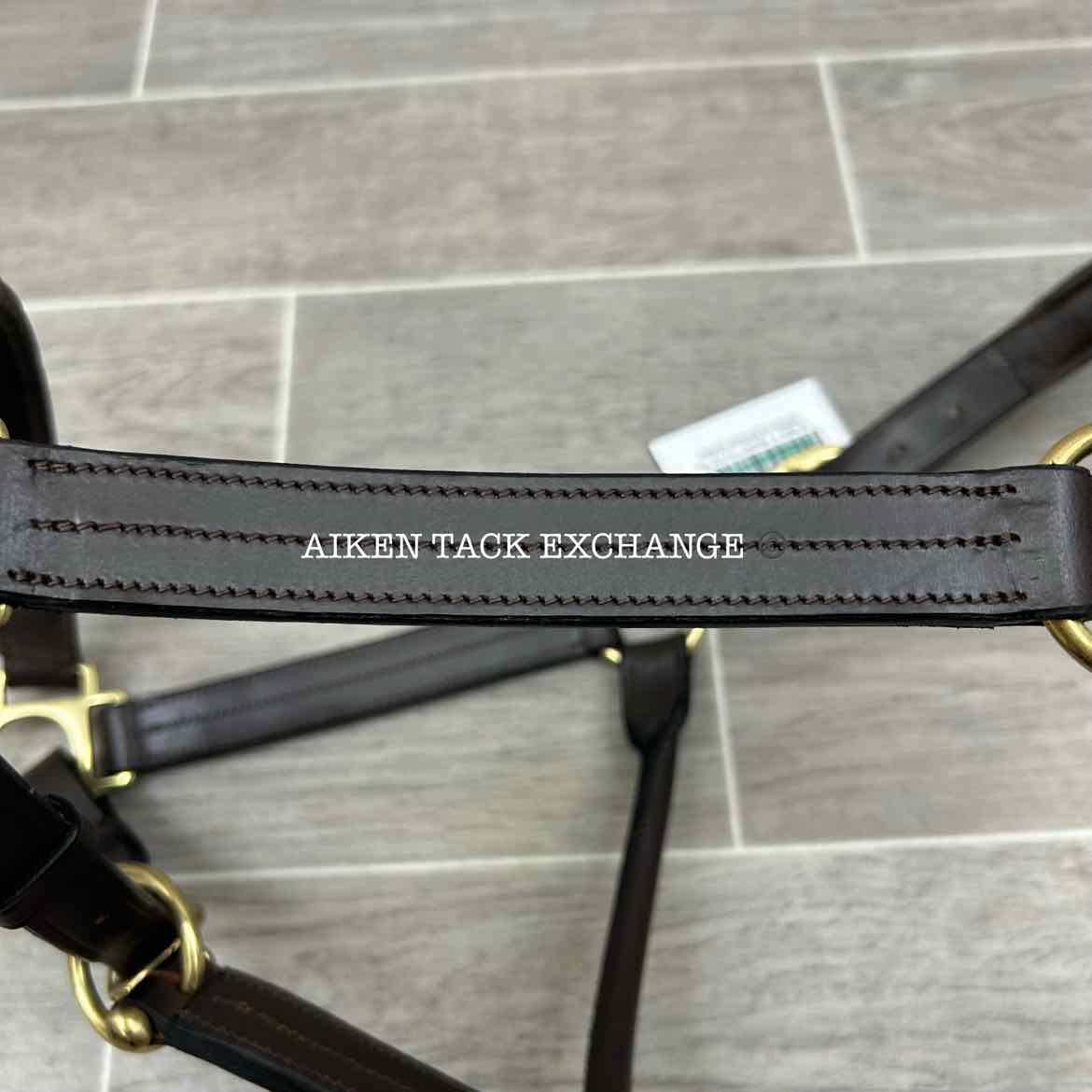 Premier Dorchester Padded Fancy Stitched Leather Halter, Size Full