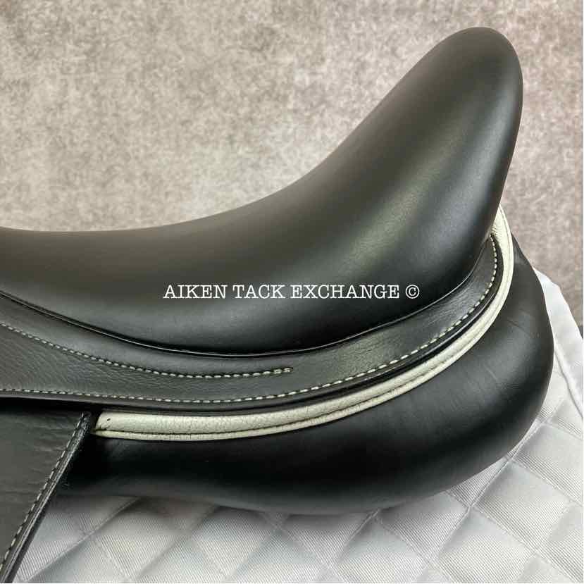 2018 Prestige Venus K Monoflap Dressage Saddle, 18" Seat, 32 Tree - Medium, Wool Flocked Panels