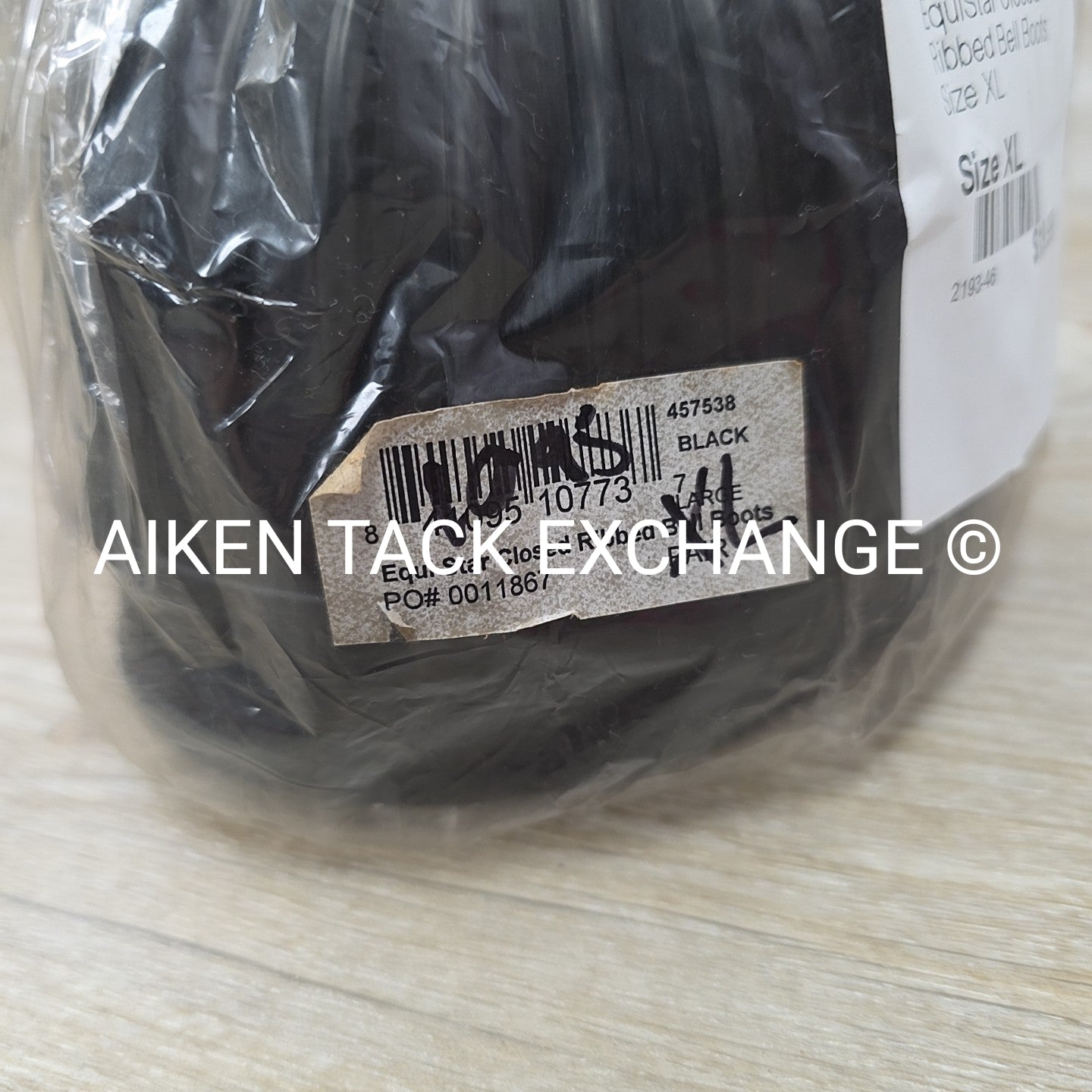 EquiStar Closed Ribbed Bell Boots, Size XL