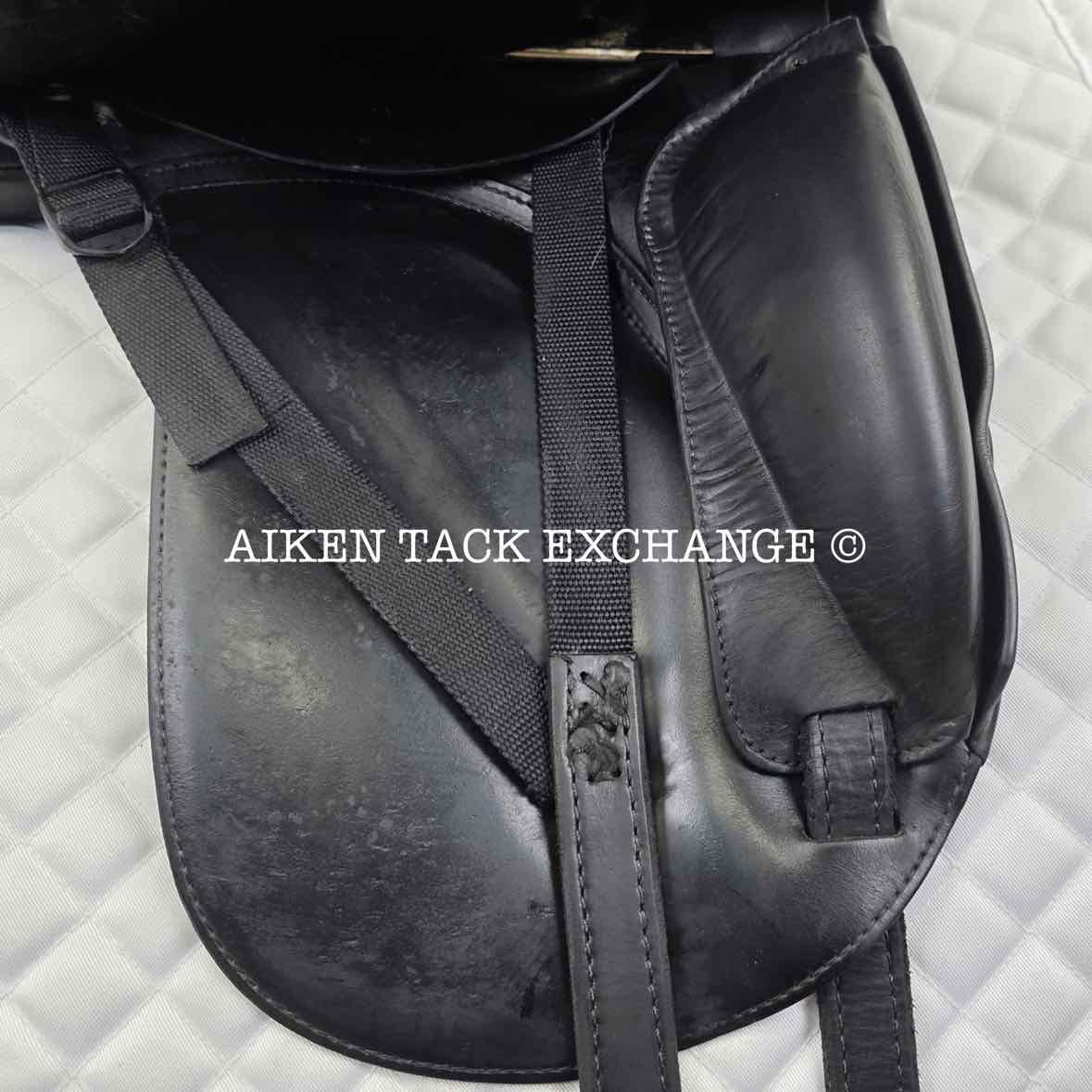 2003 Schleese JES Advanced Dressage Saddle, 17" Seat, Wide Tree, Wool Flocked Panels