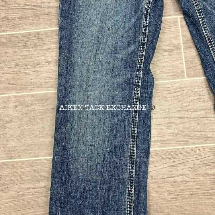Ariat R.E.A.L Straight Leg Denim Jeans, Size 28 R