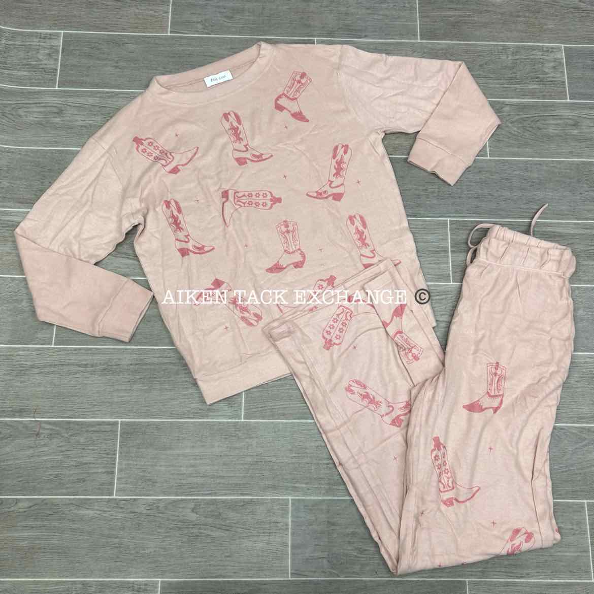 Phil Love Loungewear Set, Top & Bottom, Size Small
