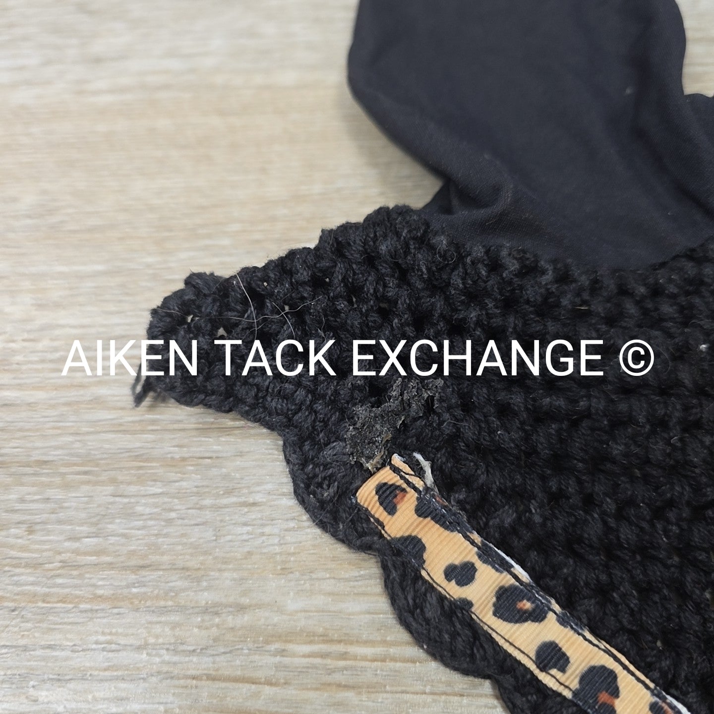 Leopard Print Ear Bonnet, Size Full