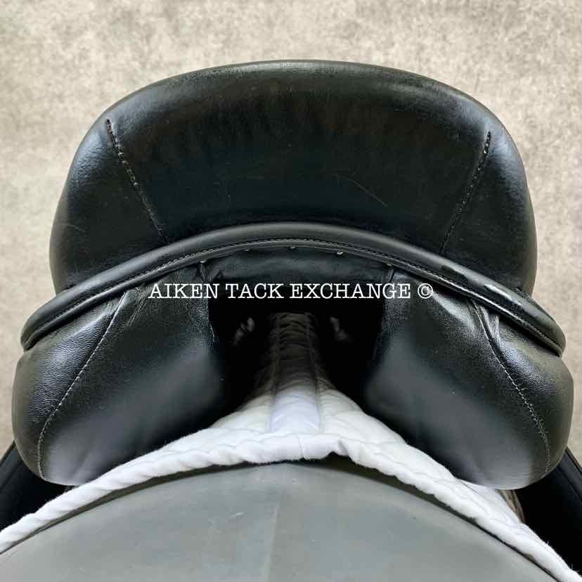 Stackhouse Monoflap Dressage Saddle, 17.5" Seat, Medium Narrow Tree, Wool Flocked Panels