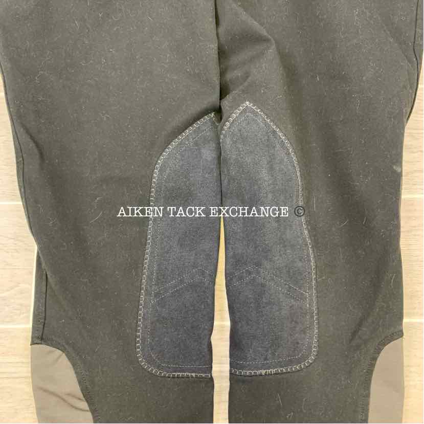 Dover Saddlery Wellesley Front Zip Knee Patch Breeches, Size 36