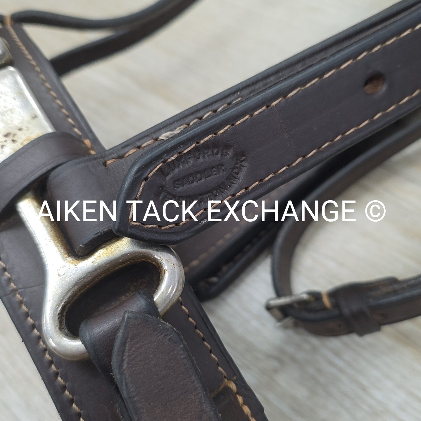 Society of Master Saddlers Lunging Cavesson, Brown, Size Cob