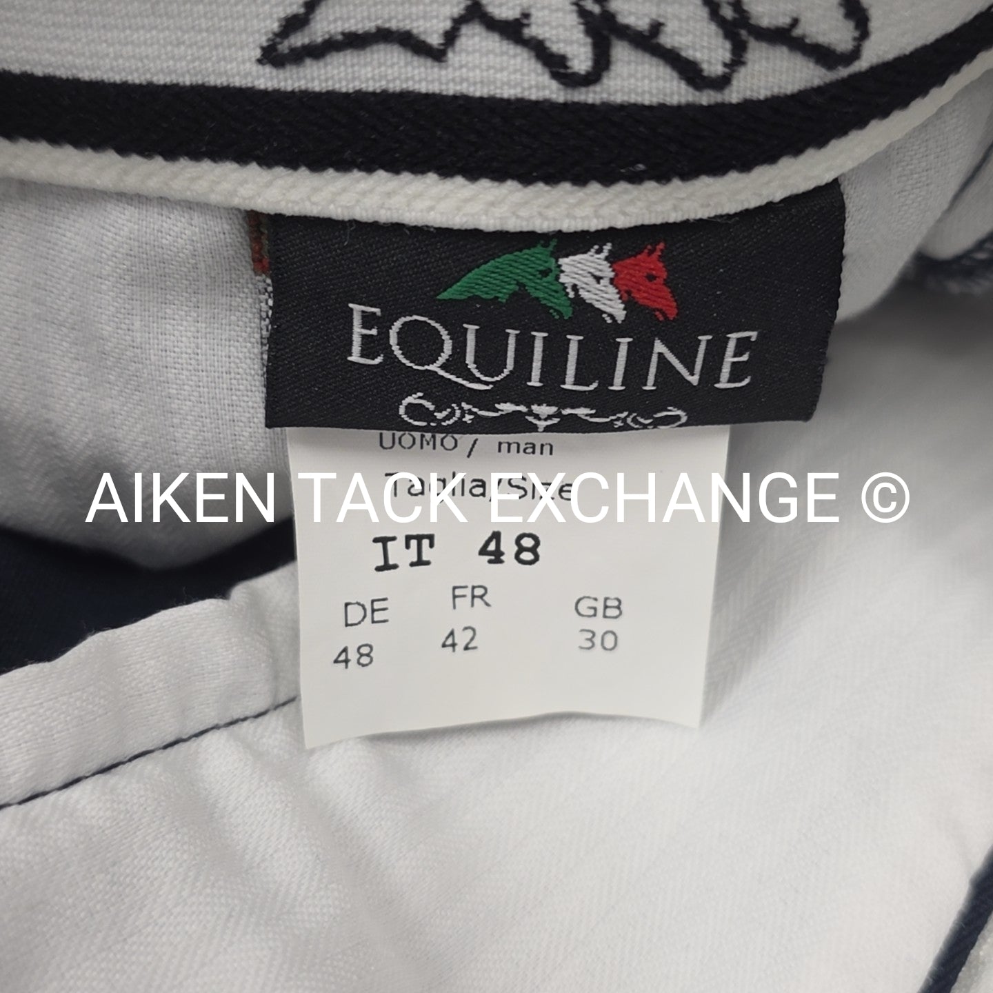 Equiline Knee Patch Breeches, Size IT 48 / US 32
