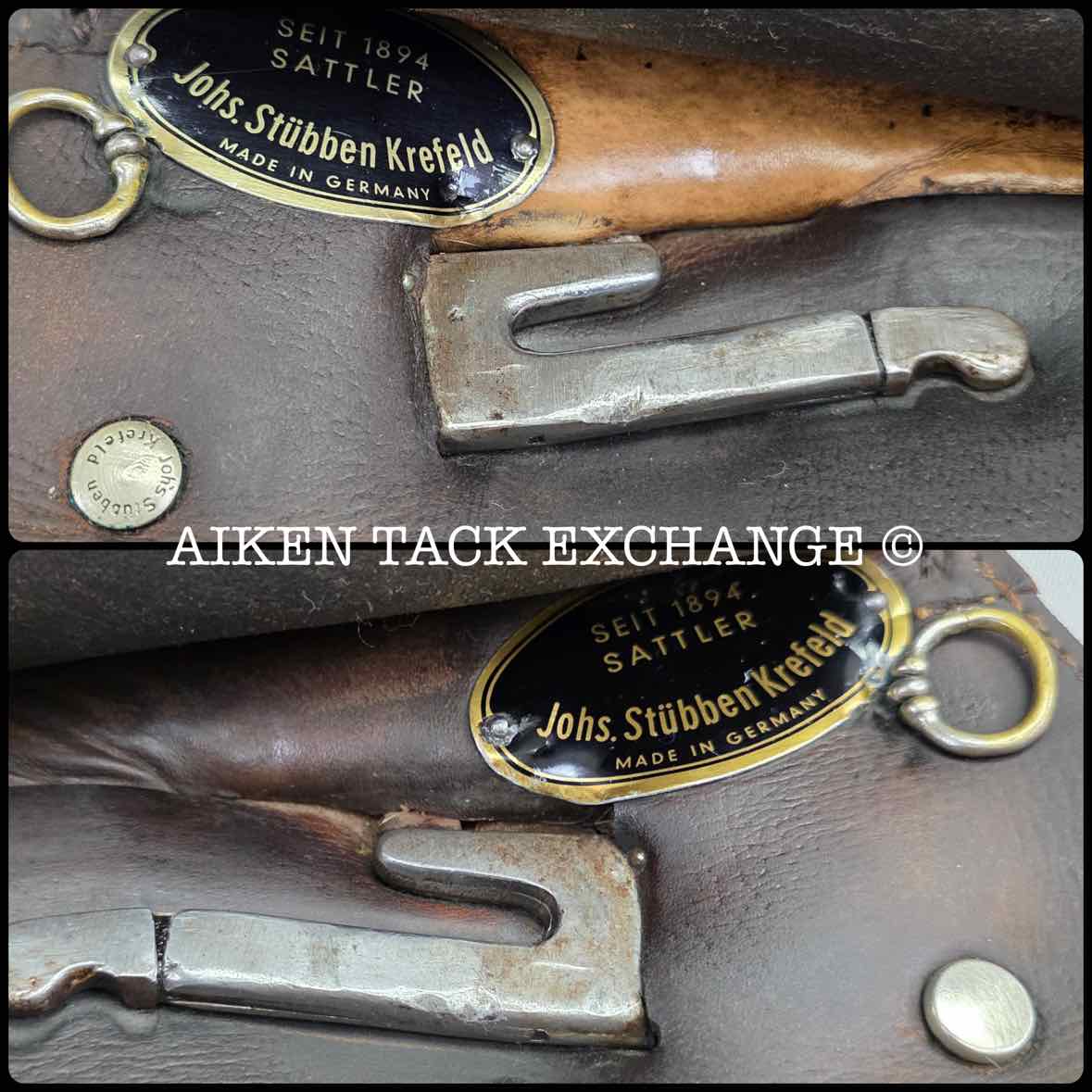 Stubben Siegfried Saddle, 16.5" Seat, 31.5 cm Tree - Wide, Wool Flocked Panels