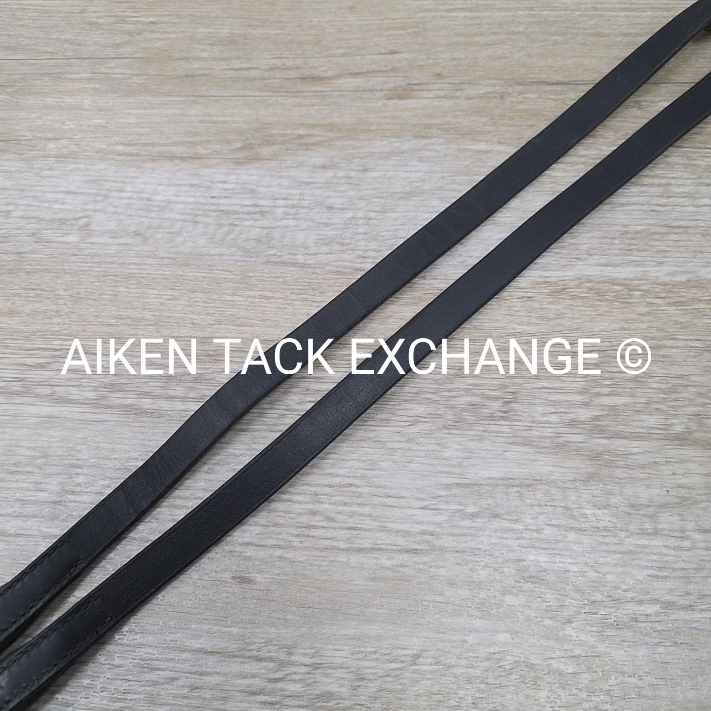 Stubben Rubber Reins, Black, 56"