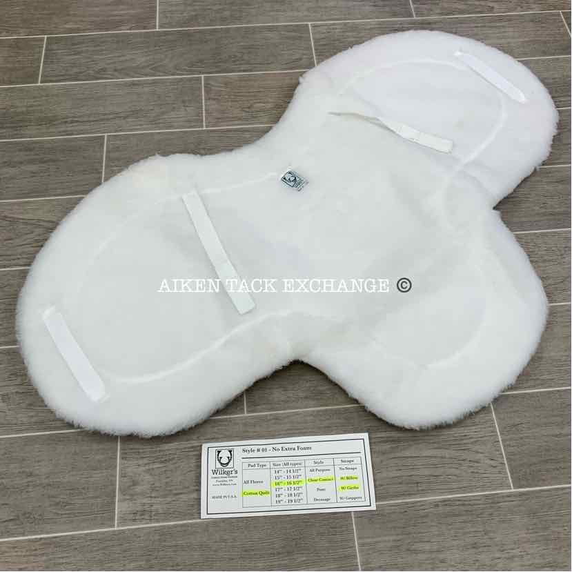Wilker's Hunter Show Saddle Pad, Size Close Contact - 16"-16.5", Brand New