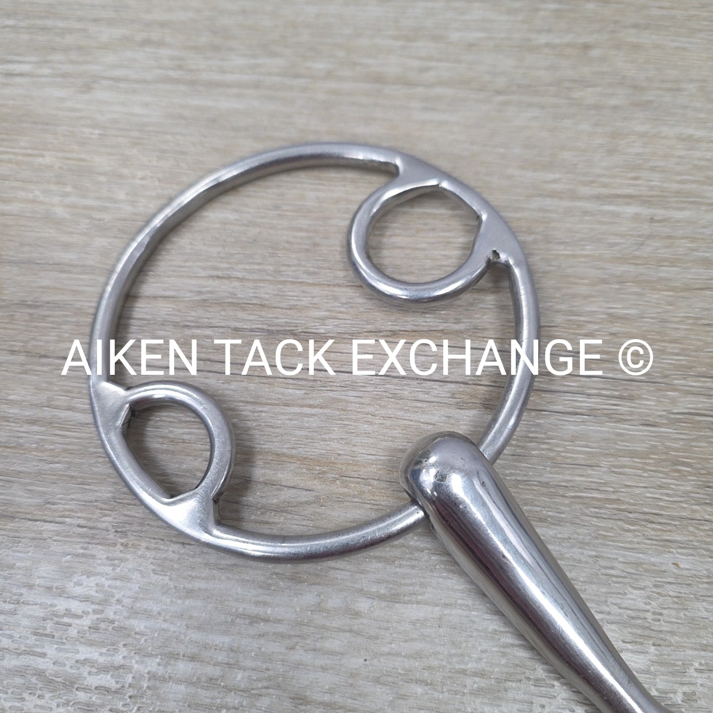 Single Joint Large Ring Beval Loop Gag Bit 5.5"