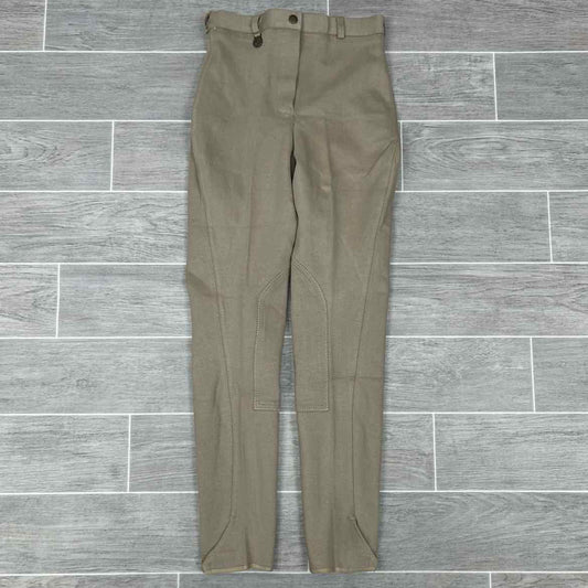 Royal Highness Women's Knee Patch Breeches, Tan, Size 26, Brand New