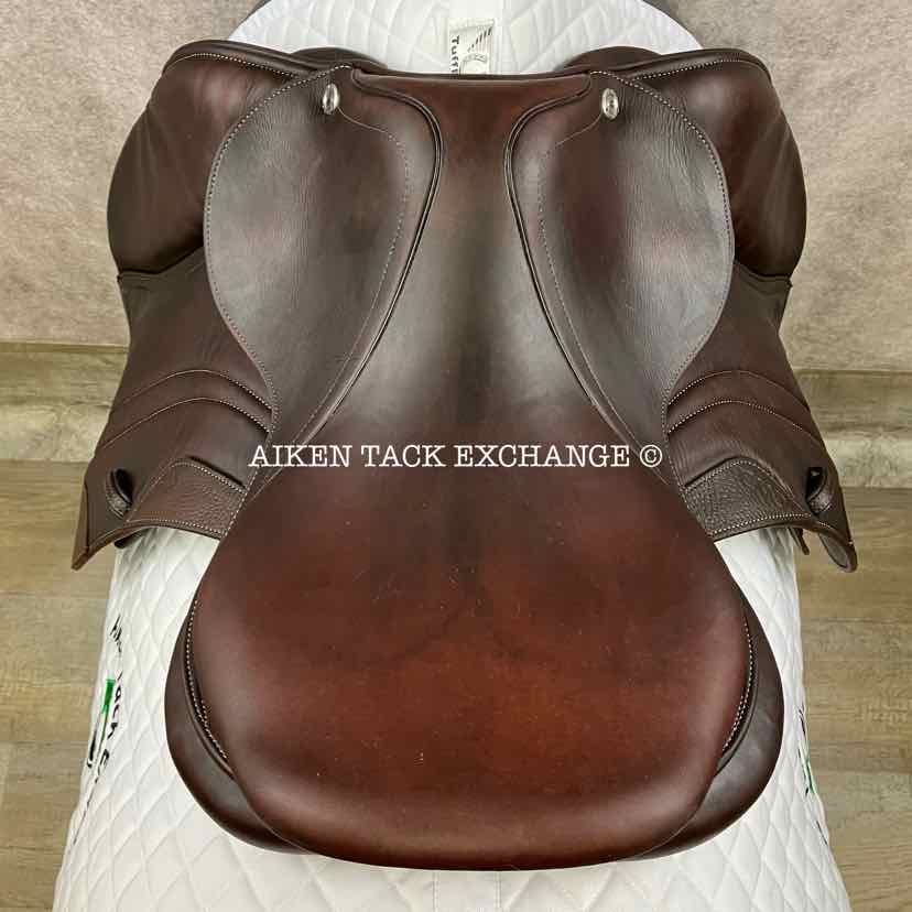 2022 CWD SE01 Close Contact Jump Saddle, 16.5" Seat, 2L Flap, Medium Tree, Foam Panels, Full Buffalo Leather