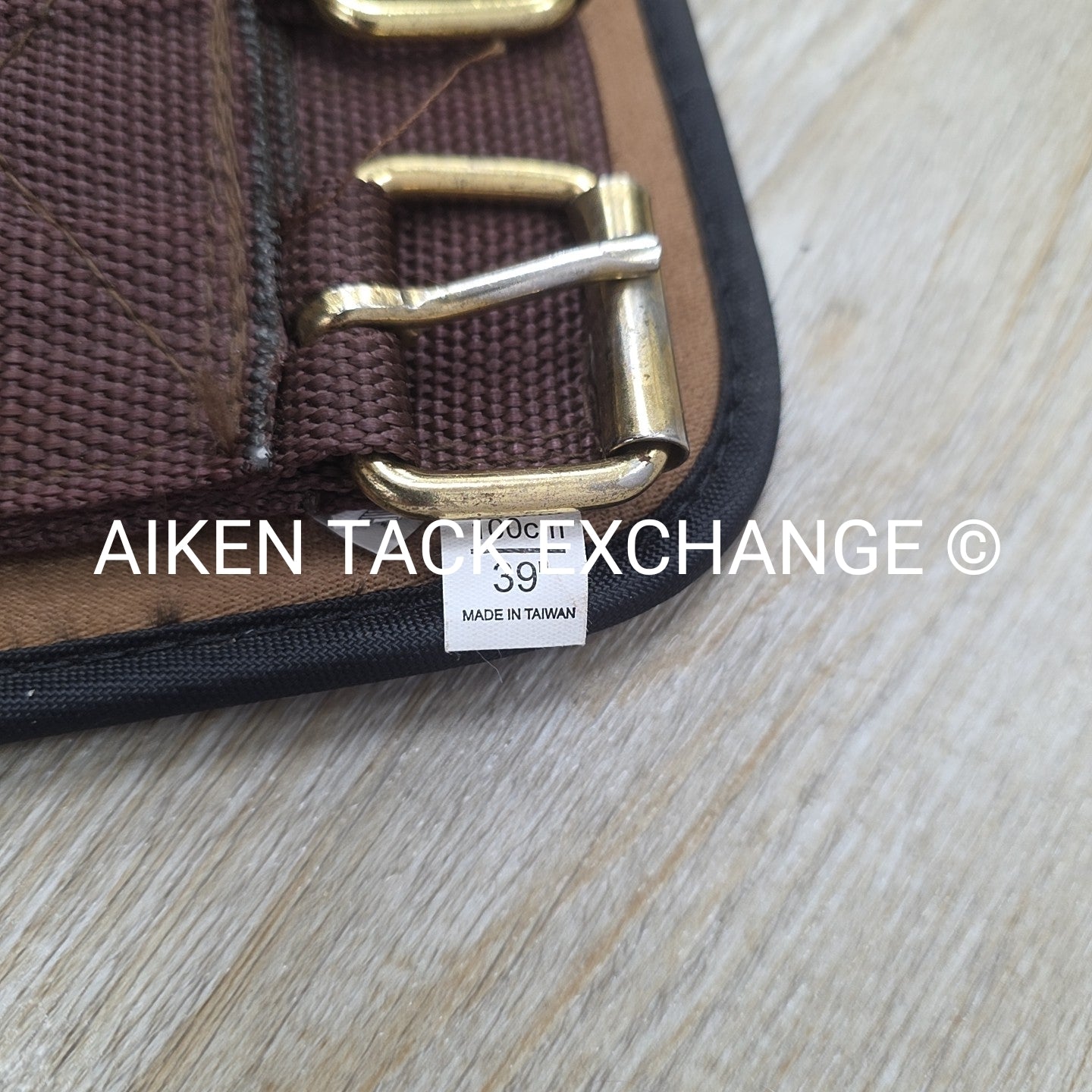 Tough 1 Australian Outrider Girth, Brown, 40" (Strap Has Been Cut)