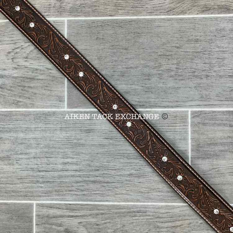 Shyanne Leather Belt with Nocona Belt Buckle, Size Large