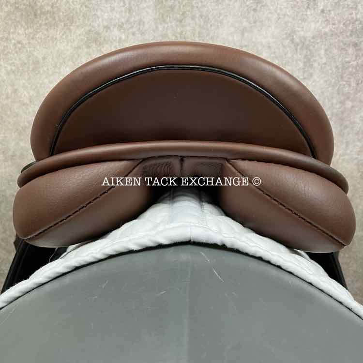 2021 Black Country GPX All Purpose Jump Saddle, 17" Seat, Wide Tree, Wool Flocked Panels