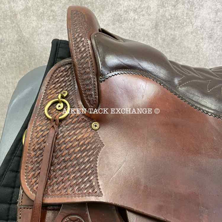 2000 Tucker Endurance Saddle, 18" Seat, Medium Tree - Semi QH Bars