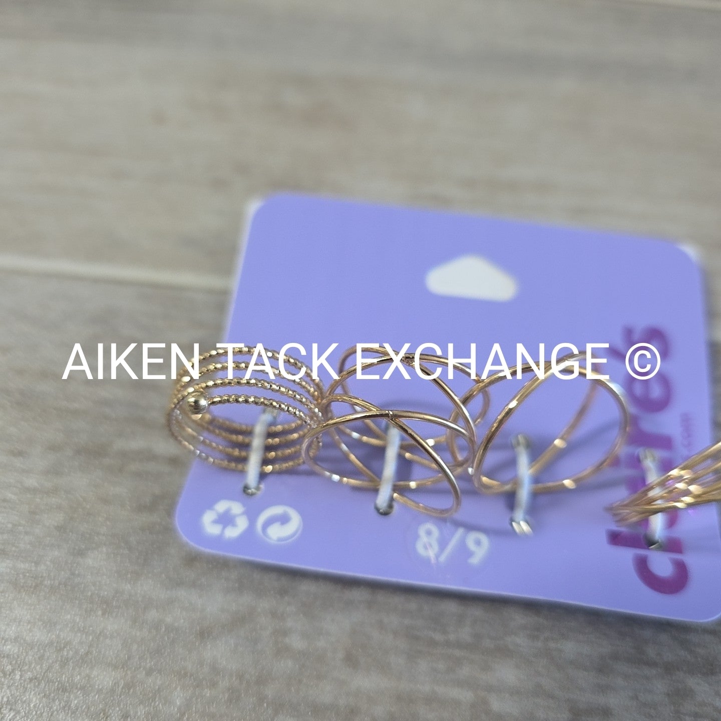 Claire's Ring Set (4) - Size 8/9