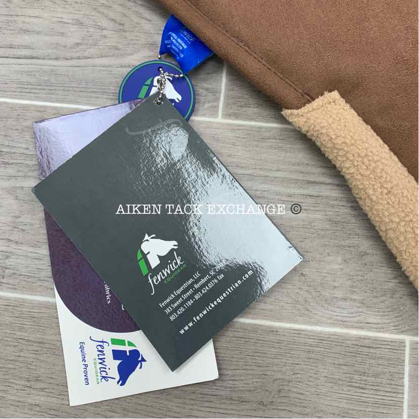 **CLEARANCE** Fenwick Equestrian EquSuede Fleece Half Pad, Brand New
