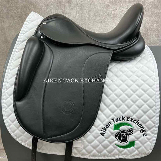 2024 Sella Soleil Passagio Dressage Saddle, 17" Seat, MW/W Tree, Wool Flocked Panels