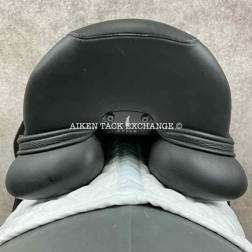 2023 Aviar Rook 2.0 Monoflap Dressage Saddle, 17.5" Seat, Adjustable Tree, Foam Panels