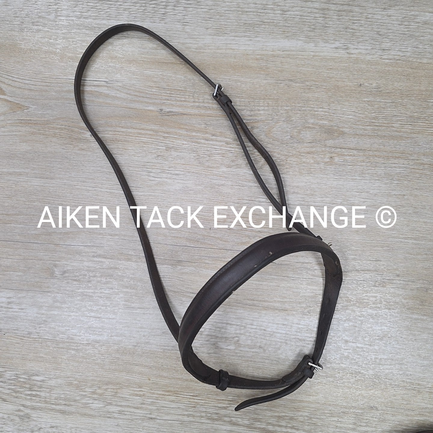 BARGAIN BUNDLE: 2 Plain Raised Nosebands, Size Full, Tory Leather Bitless Noseba