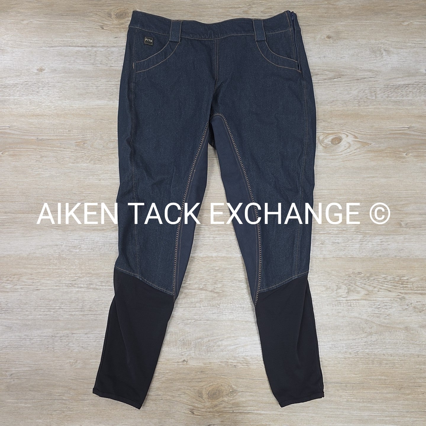 FITS Denim Full Seat Breeches, Size X-Large