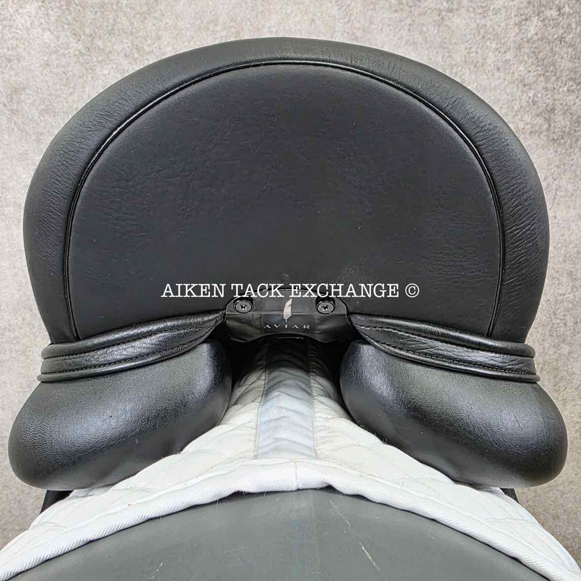 2023 Aviar Rook 2.0 Monoflap Dressage Saddle, 17.5" Seat, Adjustable Tree, Foam Panels