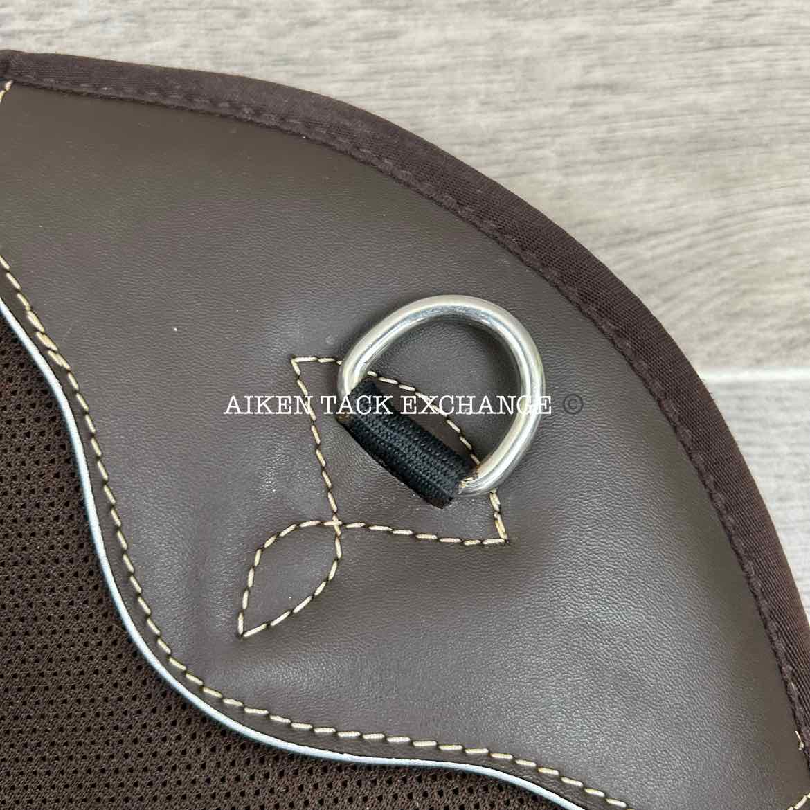 Pegasus Butterfly Rainer Dressage Girth, Brown, 28"