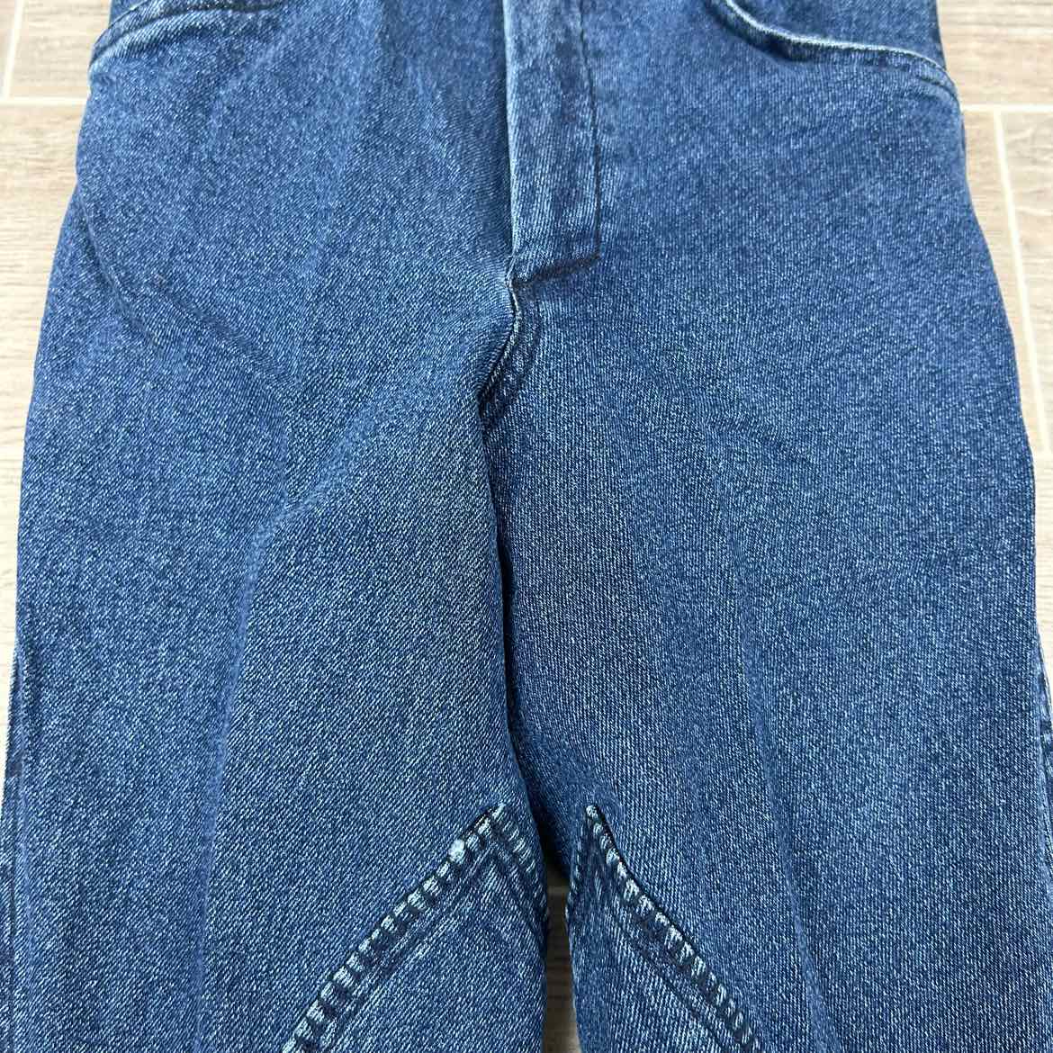 Jacson Wear Children's Denim Knee Patch Riding Jean Breeches, Size 8, Brand New