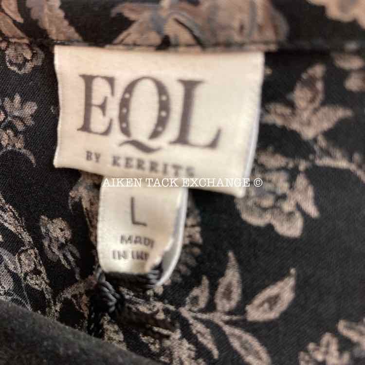 Kerrits EQL Model Button Front Dress, Black Cheval, Size Large