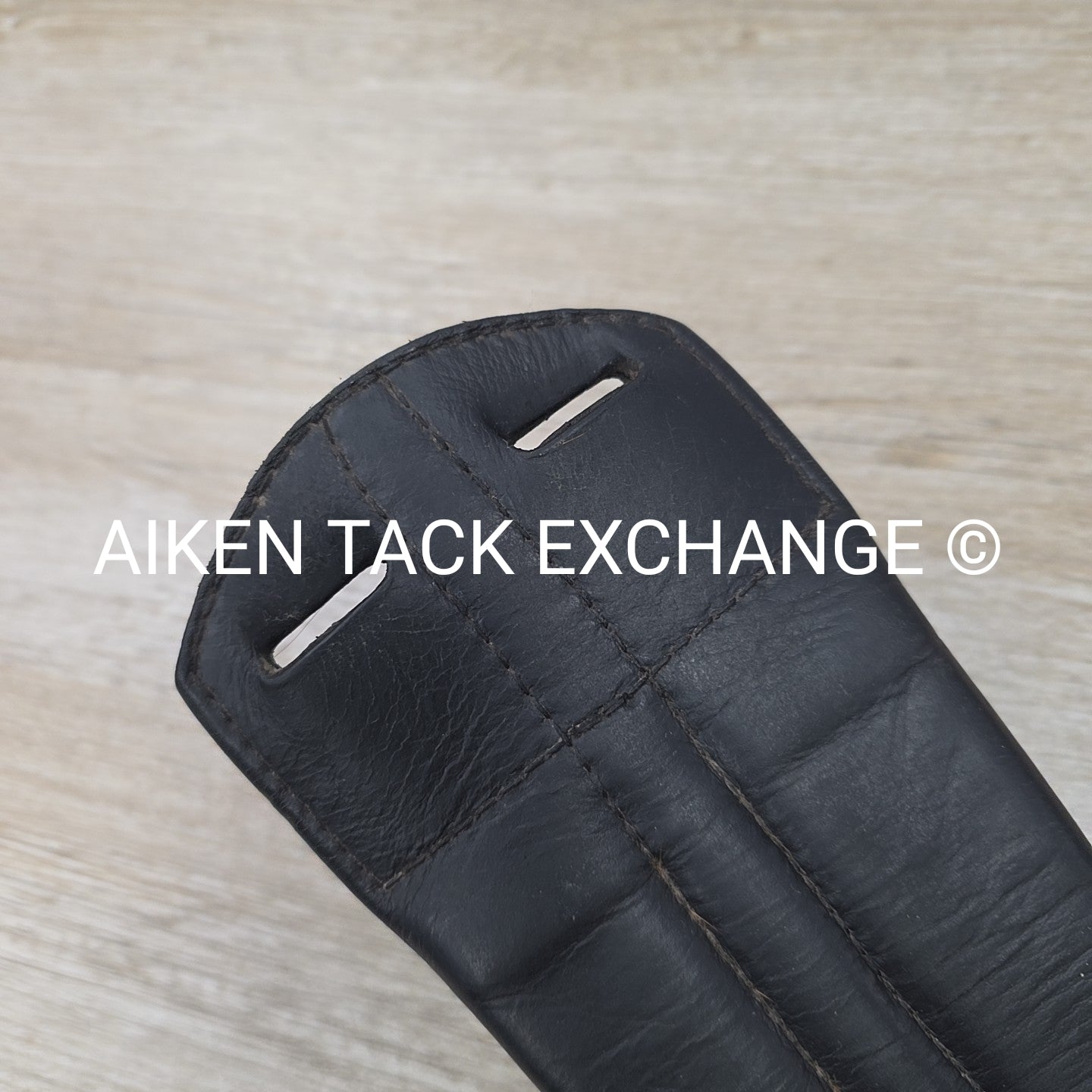 Trilogy Padded Leather Contour Girth, Black, 24"
