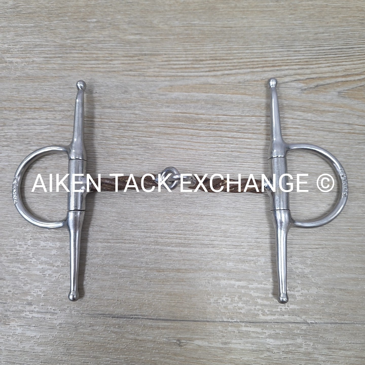 Myler Single Joint Copper Twisted Wire Full Cheek Bit 5"
