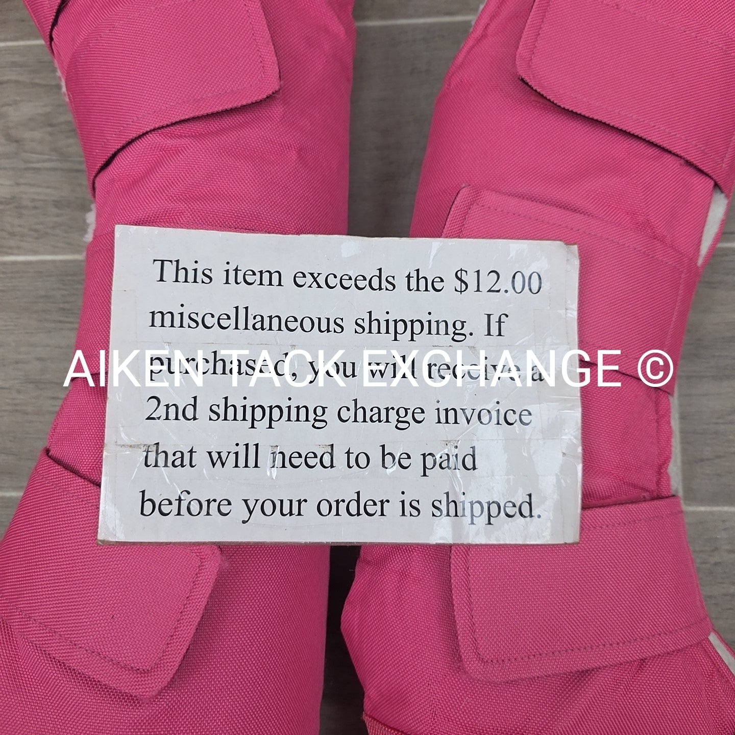 PRI Safety Sure Shipping Boots, Pink, Set of 4, Size Pony