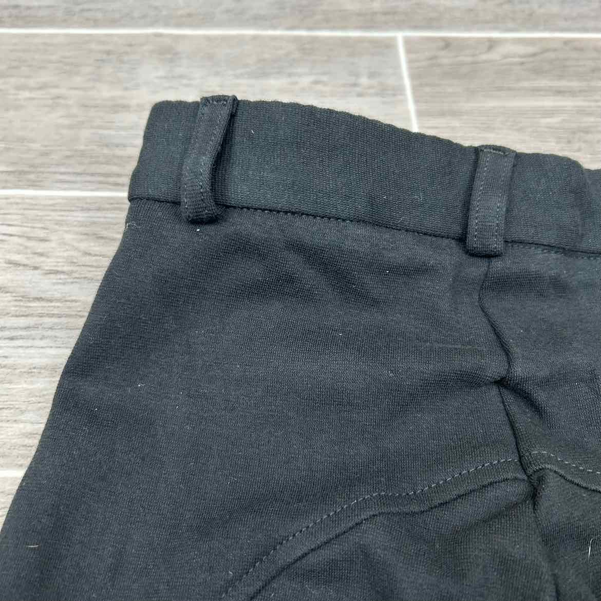 Eqituff Children's Knee Patch Breeches, Black, Size 8, Brand New