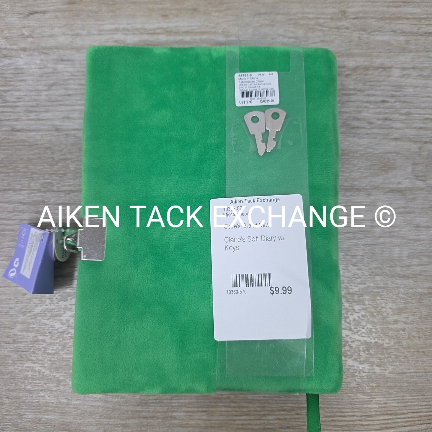 Claire's Soft Diary w/ Keys