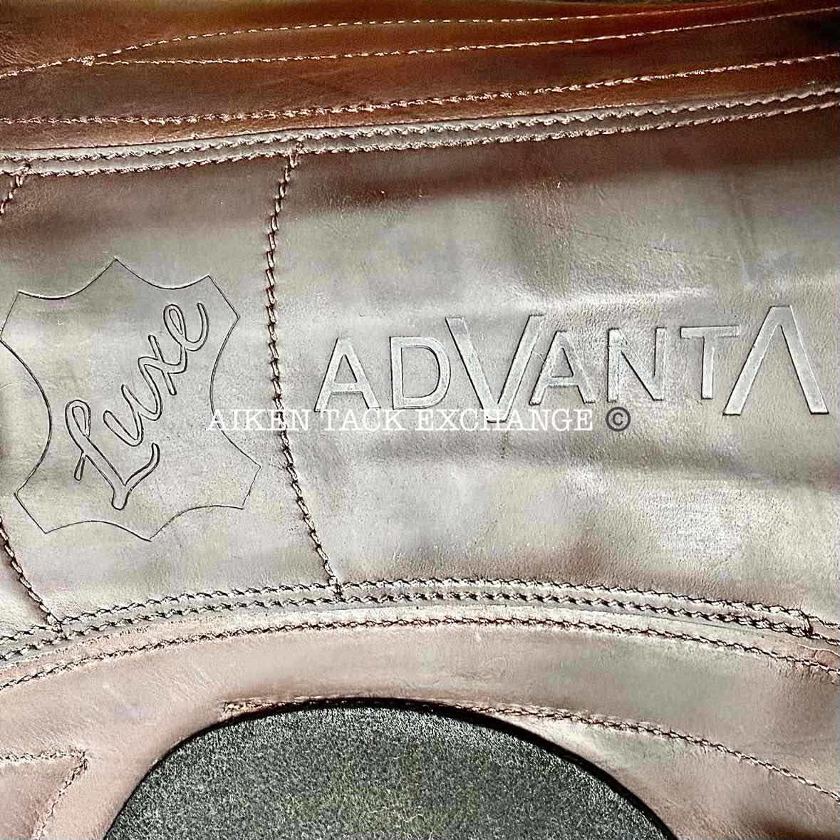 2021 Bates Advanta Monoflap Eventing Jump Saddle, 17" Seat, Adjustable Tree - Changeable Gullet, CAIR Panels