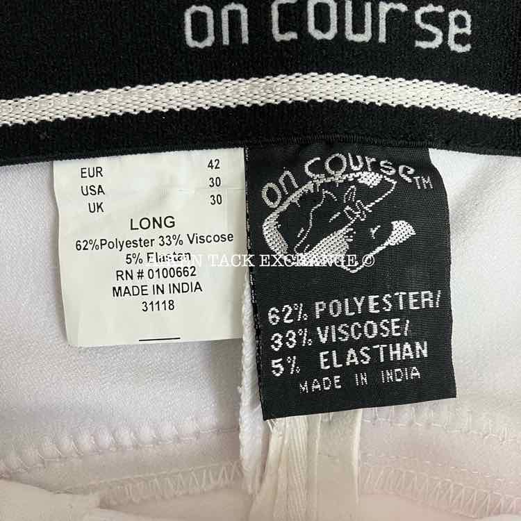 On Course Full Seat Breeches, Size 30 L