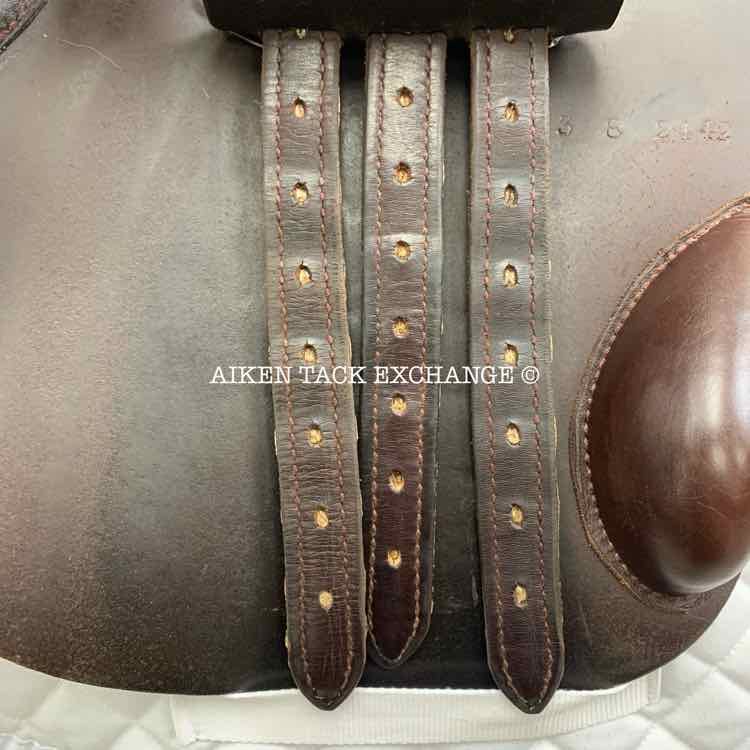 **SOLD** Crosby Miller's EuroPrix Close Contact Jump Saddle, 17.5" Seat, Medium Tree, Foam Panels