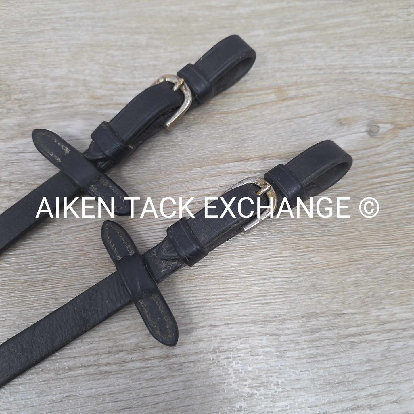 BARGAIN BUNDLE: 2 Pair Vespucci Leather Reins with Hand Stops