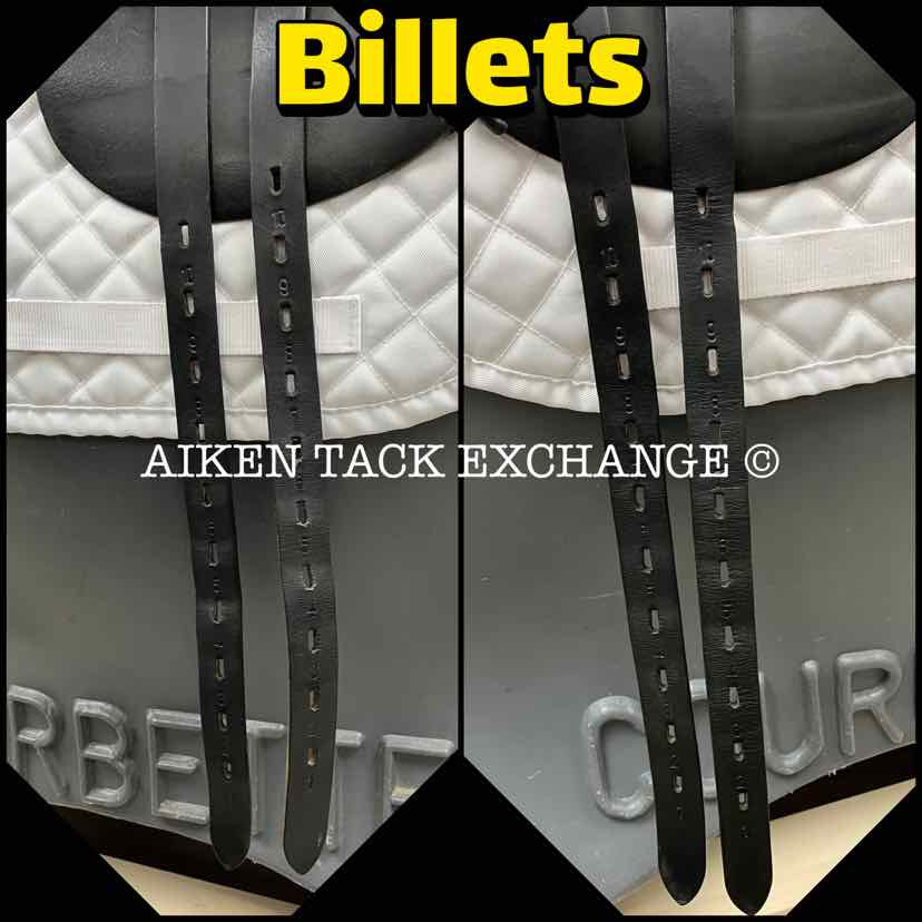 **SOLD** 2007 Lovatt & Ricketts Berkeley Dressage Saddle, 17" Seat, Short Flap, Wide Tree, Wool Flocked Panels