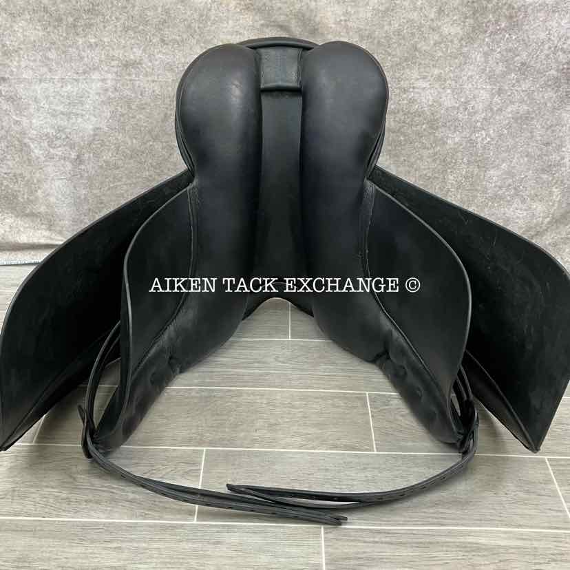 2011 Frank Baines Balance Zenith Dressage Saddle, 18" Seat, XX-Wide Hoop Tree, Wool Flocked Panels