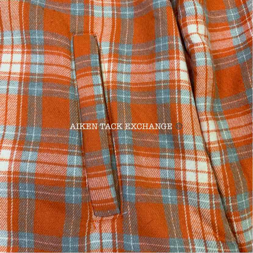 Dover Saddlery Lancaster Sherpa Lined Flannel Hoodie, Size XS