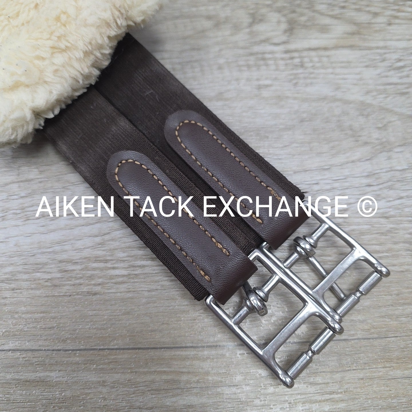 Kentucky Horseware Removable Sheepskin Girth w/ Double End Elastic, 50"