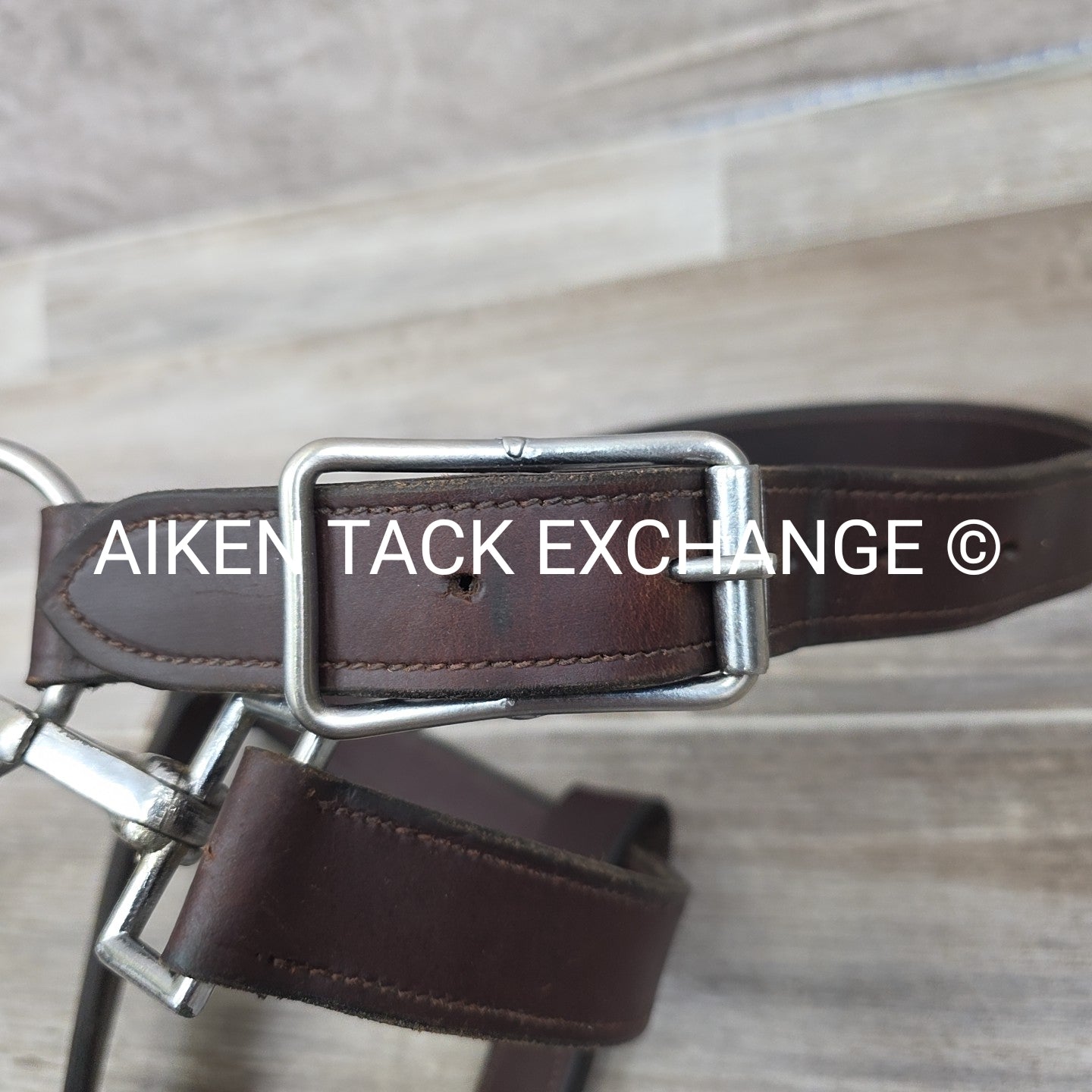 Leather Halter, Brown, Size Draft
