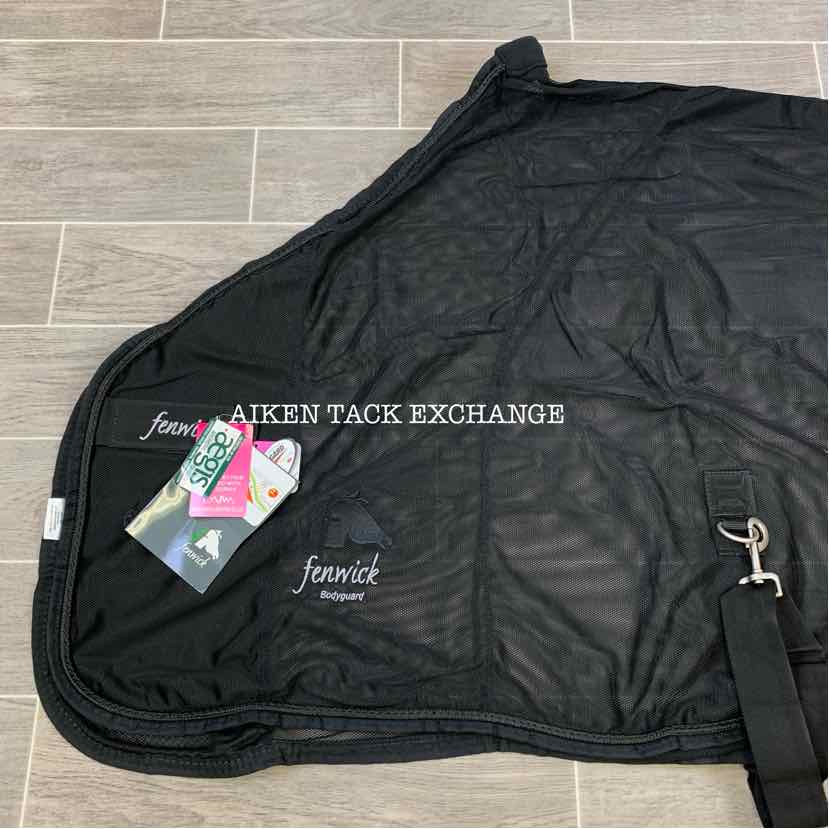 **CLEARANCE** Fenwick Equestrian BodyGuard Mesh Fly Sheet Cooler, Black, 66"