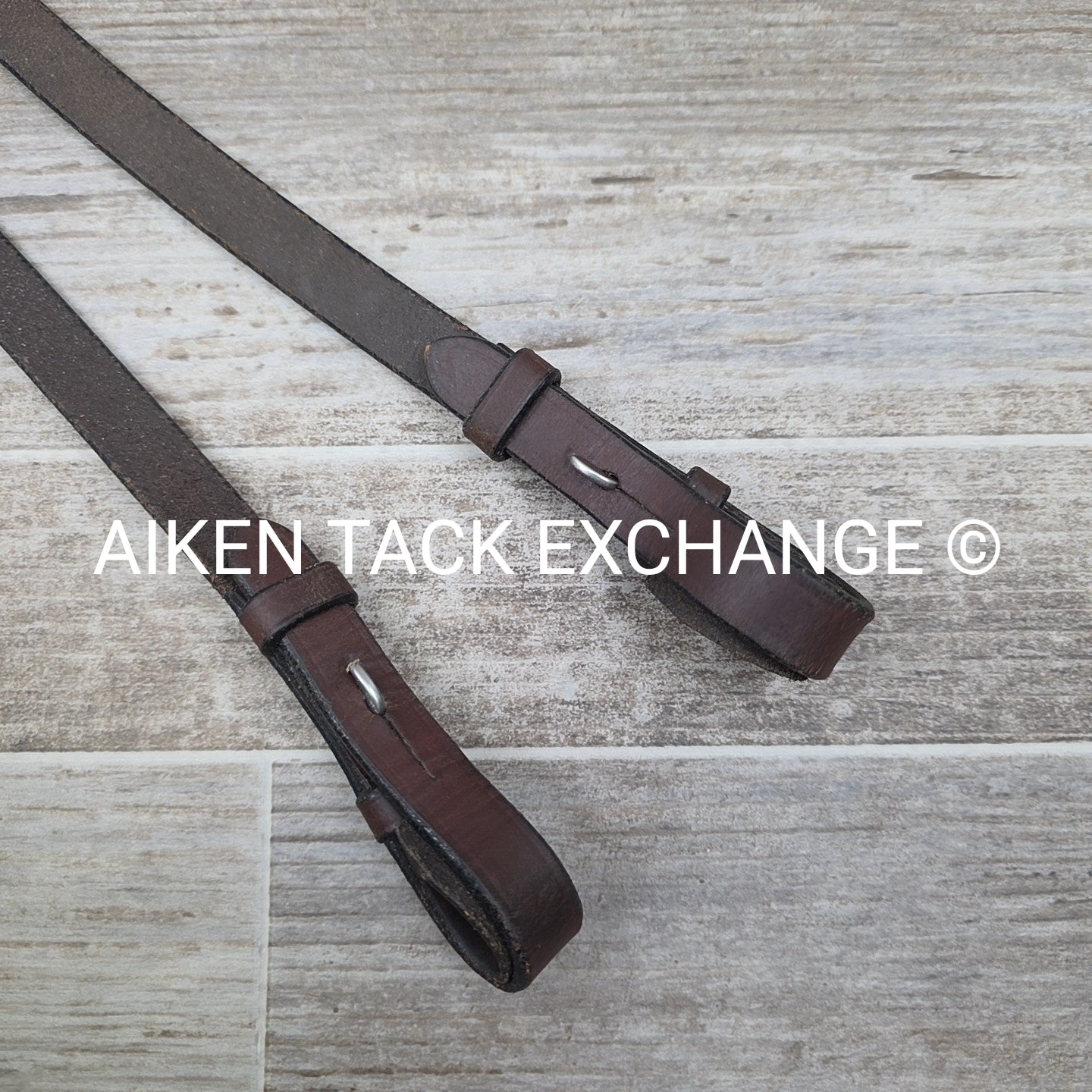 HDR Monocrown Bridle with Rubber Reins, Brown, Oversize