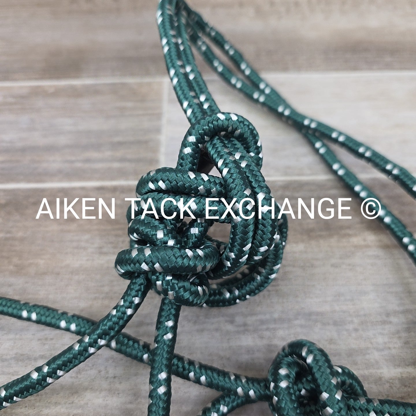 Direct Equine Braided Rope Halter w/ Lead