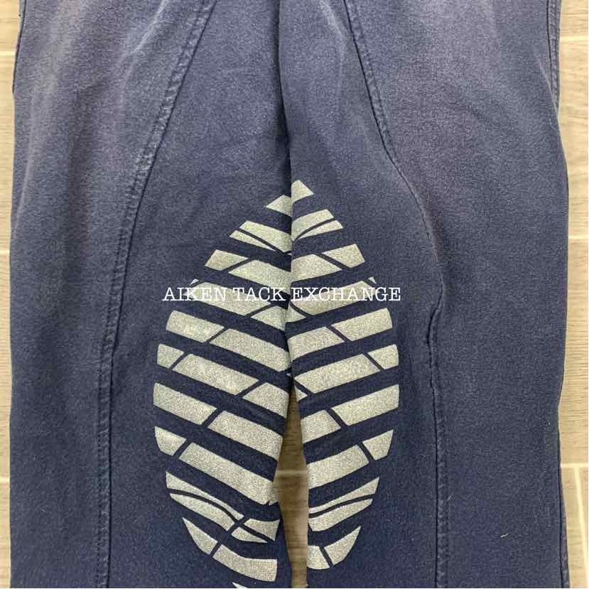 Dublin Silicone Glitter Knee Patch Breeches, Size 8