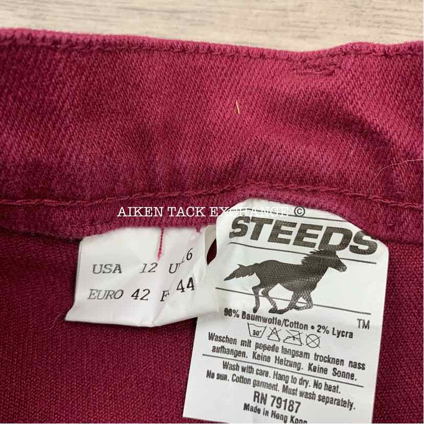 Steeds Knee Patch Riding Jeans, Size 12